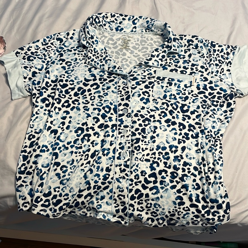 Extremely soft Cheetah print PJs top